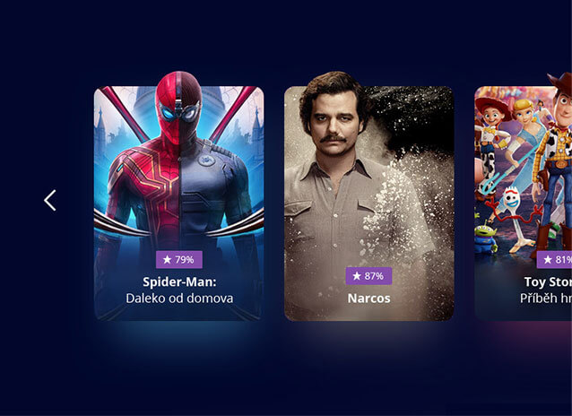 Produktová stránka O2 o2.cz/osobni/televize-online